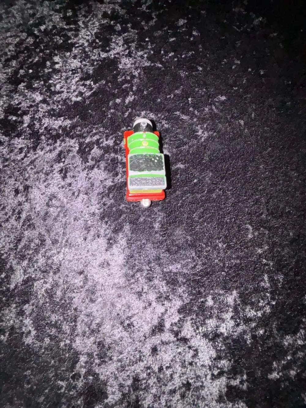 Thomas & Friends Take-n-Play Coal Dust Percy Metal Diecast Train Engine #6